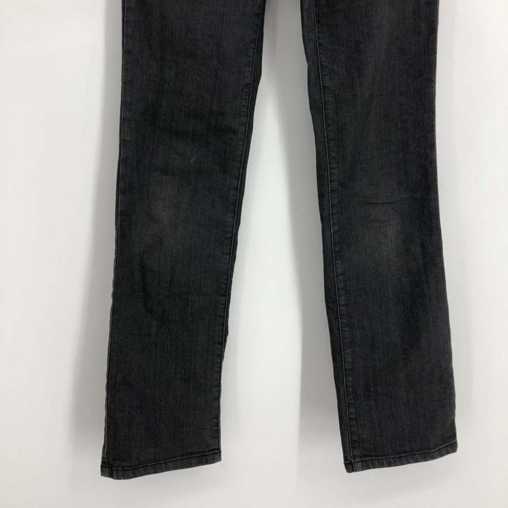 Santana Black Straight Leg High  Rise Jeans size 6x32 - Picture 4 of 16